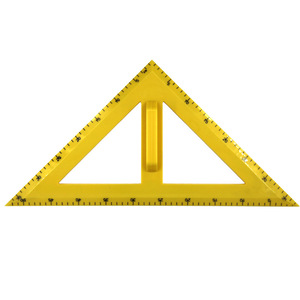 Compas et rapporteur d'angle Qinghua, ensemble d'outils pédagogiques pour l'enseignement des mathématiques à l'école primaire, en plastique ou en bois avec poignée - Product Image 2