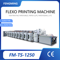 Machine d'impression flexographique rouleau à rouleau pour papier