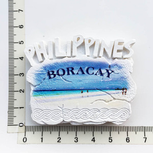 Venta directa de fábrica Suministro transfronterizo de artesanías conmemorativas turísticas de la isla de Boracay, Filipinas, Magn de estilo oceánico - Product Image 6