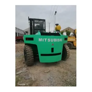 Used original MITSUBISHI FD300 diesel heavy duty forklift 30 ton Japan original machine container