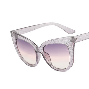 ホットトレンディな新しい眼鏡スタイリッシュな眼鏡眼鏡レトロな黒い眼鏡デザイナーキャットアイサングラスユニセックス - Product Image 4