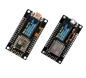 NodeMCU ESP8266 papan peng embangan dengan Display OLED 0,96 inci CH340G ESP-12F modul WiFi TYPE-C USB UNTUK für <span class=keywords><strong>Arduino</strong></span> Micropy - Product Image 1
