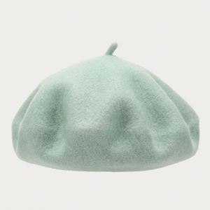 Boina de Lana para Mujer, Color Sólido, Estilo Francés, con Logotipo Personalizado y Patrón Bordado - Product Image 6