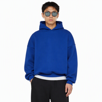 Sweat à capuche streetwear personnalisé vierge 100% coton, haute qualité, grammage lourd 400 420 450 500 600 g/m², coupe oversize pour homme