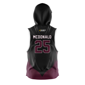 Sudadera sin mangas unisex personalizada para hombre, con estampado por sublimación, de forro polar, para invierno, de poliéster/algodón. - Product Image 3