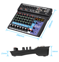 Amplificateur De puissance à 8 canaux, Support, enregistrement d'orgue, carte son, mélangeur Audio, interface numérique, Audio, mélangeur Usb