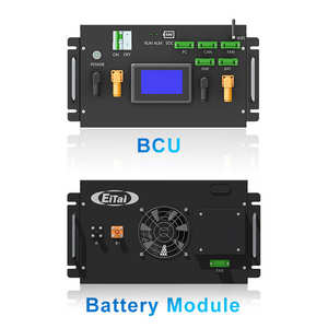 Batterie Lifepo4 haute tension EITAI 100 <span class=keywords><strong>kWh</strong></span> 80 <span class=keywords><strong>kWh</strong></span> Stockage solaire 51,2V 200Ah Système énergétique domestique empilable Stock européen Montage sur rack - Product Image 2