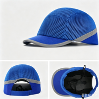 Casquette de sécurité anti-choc en maille intégrale réfléchissante avec logo personnalisé, certifiée CE EN812, vente en gros d'usine DOLNESRN