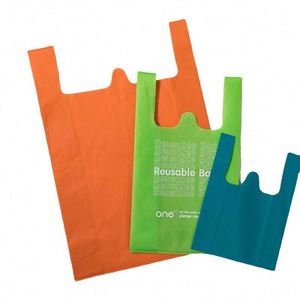 Bolsa de Compras Ecológica al por Mayor con Asas y Diseño de Dibujos Animados, Fabricada en Tela No Tejida - Product Image 4