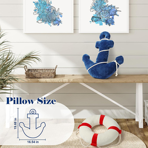 U935 Tùy Chỉnh Mềm Sang Trọng Hải Lý Neo Ném Gối Coastal Bãi Biển Theo Chủ Đề Trang Trí Đệm Cho Nhà Giường Ghế Neo Gối - Product Image 2