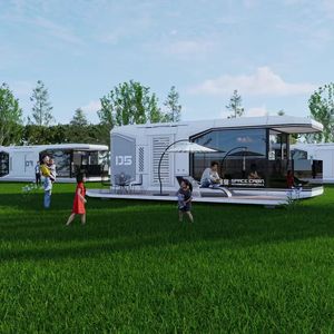 บ้านแคปซูลพื้นที่ว่างแบบพกพาสำหรับวันหยุดพักผ่อน40ft 20FT แคปซูลโมดูลาร์บ้านขนาดเล็ก - Product Image 4