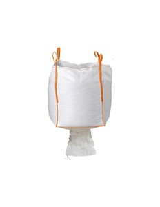 Capacité de préchargement de 1 tonne Sac Jumbo 1000kg Sac en vrac Bec de décharge PP Matière plastique 90x90x90cm Dimensions Sacs FIBC de grande tonne - Product Image 1
