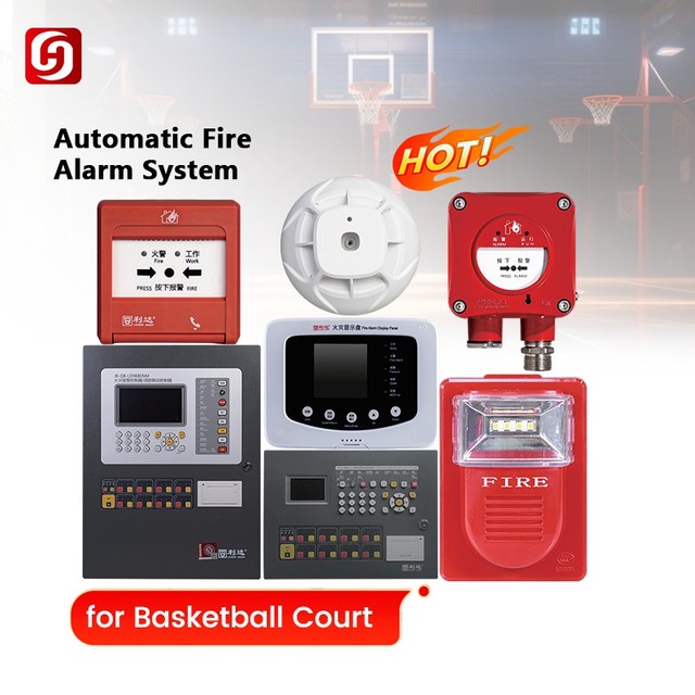 Conventional/Addressable 5/8 Zones Wired Alarm Control Panel | Max 32 Loop Expandable Security System | for Home Business |