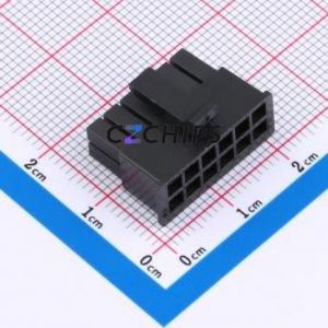 C300E22-B12P12 Housing (Wire-to-Board / Wire-to-Wire) P=3mm Connector 2x6P 3mm Micro-Fit (MX 3.0) 3mm - Product Image 1