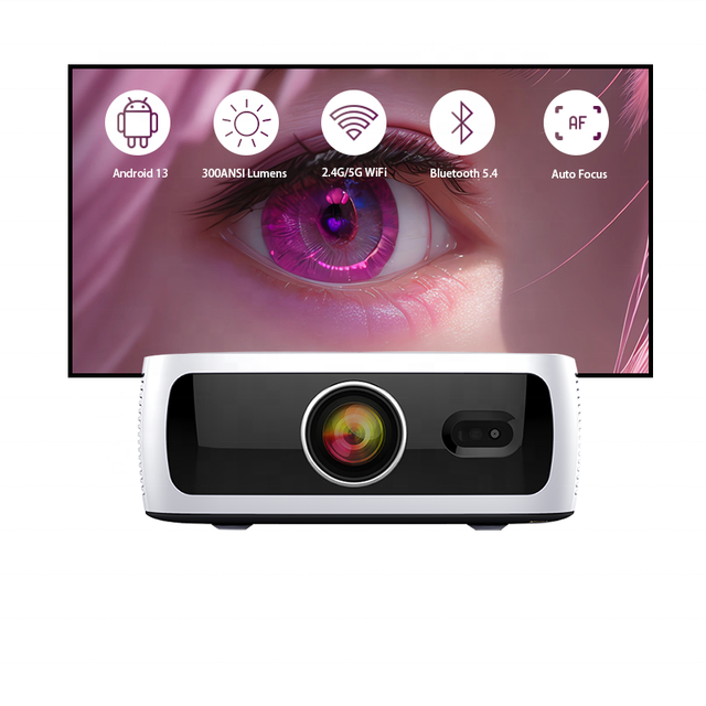 LED LCD 1080P Portable Mini Cinema Beamer 4k Smart Android 12.0 Wifi Phone Proyector HD Home Theater Video Auto Focus Projector