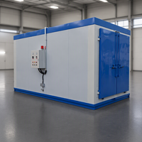 Four de séchage à convection à air chaud, machine industrielle de traitement thermique pour le durcissement de poudres et le traitement des panneaux de menuiserie