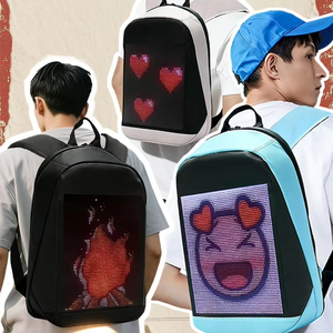 Mochila LED Inteligente con Control por Teléfono, Pantalla LED para Caminar, Mochila Impermeable de Moda DIY, Mochila para Motocicleta, Portátil y Ciclismo - Product Image 1