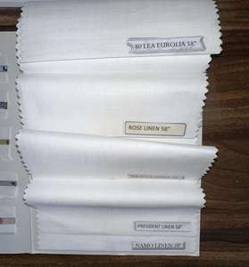 Tela de Mezcla de Algodón y Lino de Primera Calidad, Suave, Duradera, Transpirable, de Peso Medio, Tejido para Prendas de Moda y Artículos para el Hogar - Product Image 5