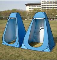 Tente de camping portable quatre saisons imperméable et pop-up pour douche extérieure, toilettes, vestiaire, abri de pêche