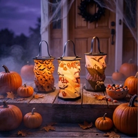 Idées de nouveaux produits personnalisés 2026, lampe pliante en papier, lanterne, éclairage, lampe de chevet, souvenir, cadeau d'Halloween