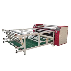 New 1.9m width textile clothing fabric Oil Heating Drum Roller Heat Transfer Press Machine for Dye Sublimation printing