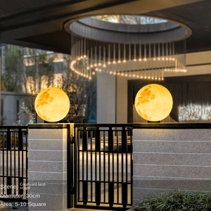 เสา E27เสาไฟ LED ติดทางเดินเข้าสนามหญ้าเสาสวนเสาไฟถนนเสากลางแจ้งขนาด220V 200มม. 300มม. - Product Image 6