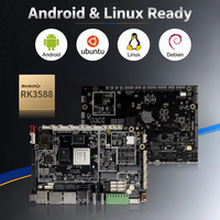 Meilleure carte mère de développement Rockchip RK3588 A55 LPDDR4 128 Go pour PC industriel avec SATA intégré, nouvelle version Ubuntu Debian Linux