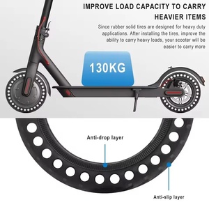 Pneu plein alvéolé noir 8,5x2 pour trottinette électrique M365 Pro Pro2 1S, pneu alvéolé plein 8,5 pouces 8 1/2x2 - Product Image 6