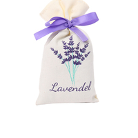 Profitez du cadeau de tous les jours, Sachet de parfum pot-rouge, nouvelle collection, pochette parfumée en lin avec broderie lavande