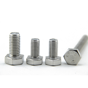 Boulon hexagonal externe en acier inoxydable de haute qualité, DIN933, ROSCAS M8 - Product Image 2