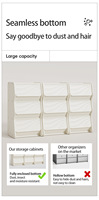 Ensembles de meubles de chambre à coucher grande plate-forme self stockage enfants jouets armoires en plastique vêtements étagère de rangement organisation bacs boîte