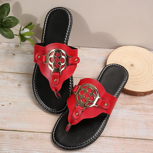 Summer Fashion Women's <b>Slippers</b> Plus Size Platform <b>Flip</b>-<b>Flop</b> Ladies Sandals Indoor Outdoor Designer Luxury <b>Slippers</b> for Women - Product Image 2