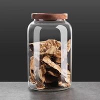 Pot de stockage en verre Offre Spéciale Récipient de nourriture Pot de zeste de mandarine en verre avec couvercle