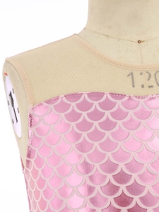 Disfraz de Sirena para Niñas de 6 a 16 Años, Traje de Cosplay con Falda Acampanada, Disfraz para Fiestas, Vacaciones, Juegos de Rol, Cumpleaños y Actuaciones - Product Image 3