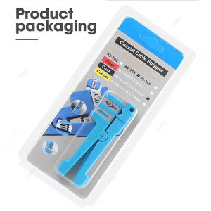 Pelacables de fibra óptica 45-165/45-163/45-162 Pelacables Coaxial Cortadora de cables Tubo de haz Pelacables Crimpadora Cortador de cables - Product Image 5