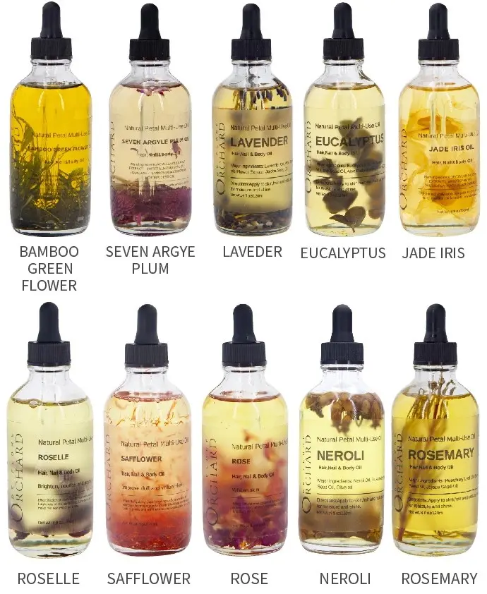 Hochwertiger Hersteller von ätherischen Ölen 100% Bio reine Handelsmarke 120ml Jasmin Rosen duft Haar Gesicht Körper massage öle