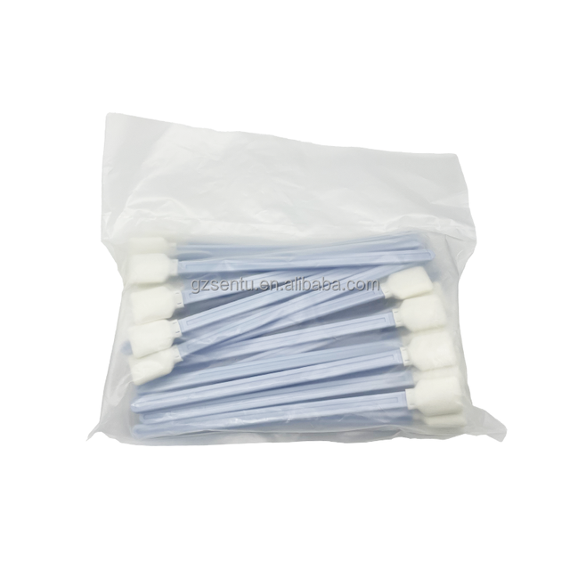 Cleaning Stick 23cm 50pcs Print Head Cleaning Sponges for Printer Print Head Cleaning Eco Solvent UV