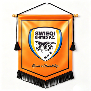 Bandera Personalizada de Intercambio de <span class=keywords><strong>Amistad</strong></span>, Doble Cara, Digital, para Equipos de Fútbol, Recuerdo para Antiguos Alumnos - Product Image 3