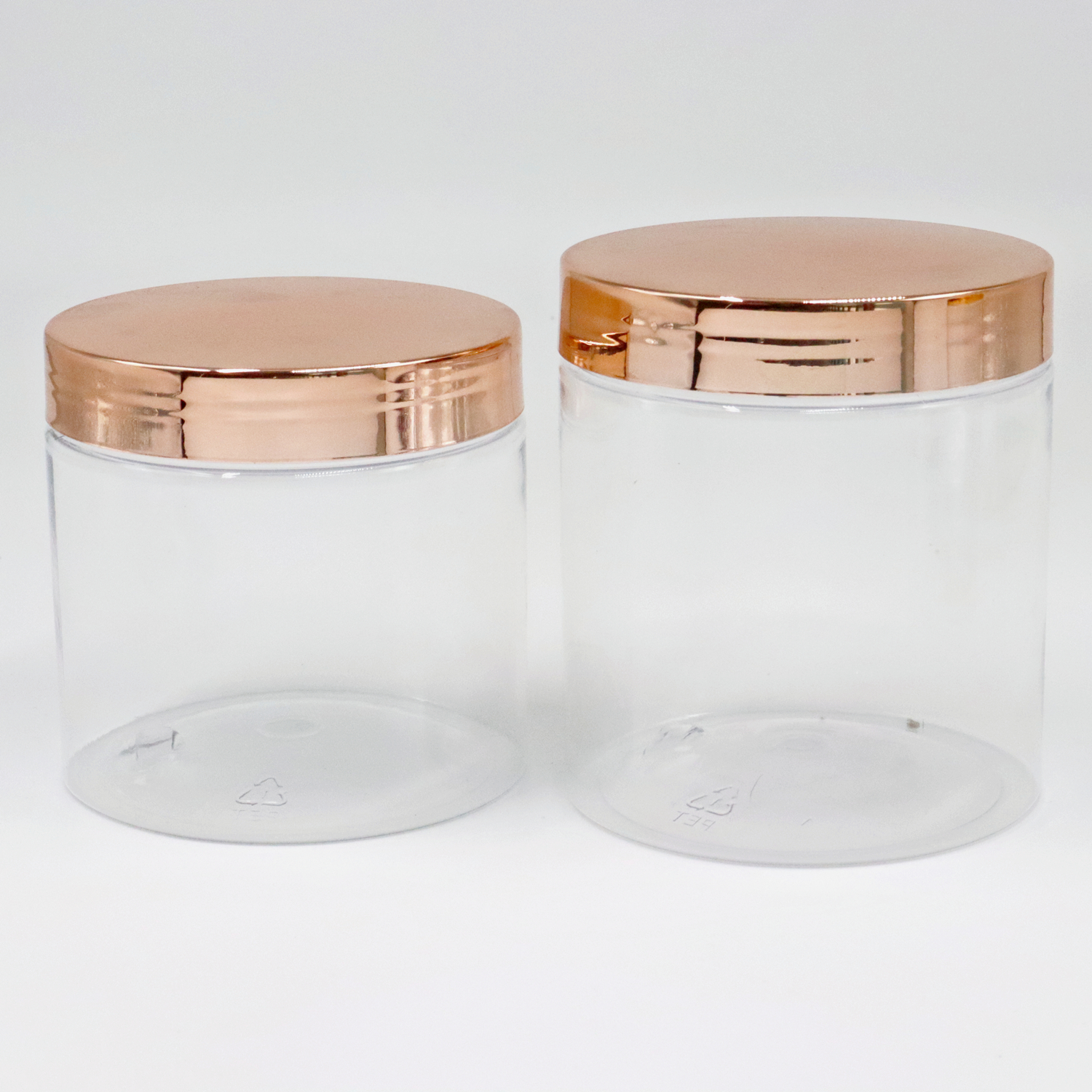 1oz 2 oz 3oz 4 oz 8 oz 15g 30g 80g 120g 250g clear Empty PET clear Lip Scrub Container Plastic Cream Jar with pink Screw Cap