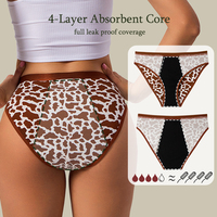 Culotte menstruelle fonctionnelle pour adulte, protection intégrale, 4 couches, anti-fuite, pour la vente en gros ODM