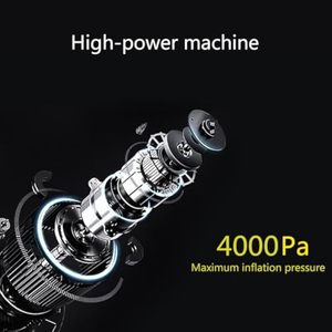 Pompa udara listrik Mini 4000Pa portabel, tanpa kabel dapat diisi ulang bahan ABS kasur tiup untuk Kayak apung tas penyimpanan vakum - Product Image 4