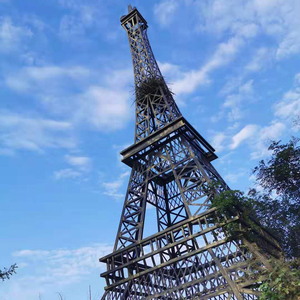 Statua della Torre <span class=keywords><strong>Eiffel</strong></span> in Metallo da 5m/Modello Vintage in Ferro per Decorazione di Ristoranti a Tema Francese e Arredi per Caffè e Bistrot all'Aperto - Product Image 5