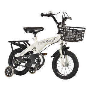 Bicicleta infantil Vikabe de 12 pulgadas con ruedas de entrenamiento y cesta para niños de 2 a 4 años - Product Image 1