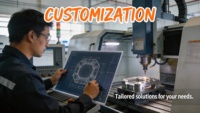 Service de moulage par injection personnalisé OEM, matériaux ABS/PA, acier inoxydable, usinage CNC, moulage plastique direct usine
