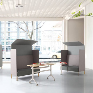 Sofá de oficina semicerrado Prosperous Seat con respaldo alto y silla de salón privada para negociaciones comerciales XY-SF2528 - Product Image 1