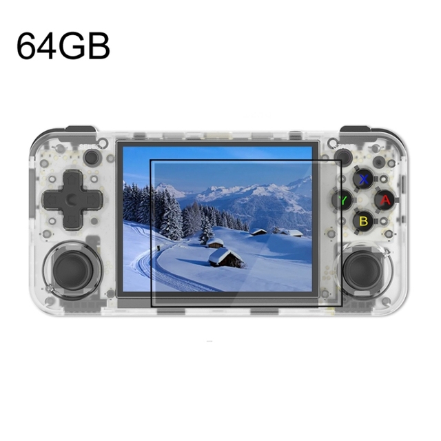 Professional High Quality RG35XX H Handheld Game Console 3.5 Inch IPS Screen Linux System 64GB+128GB Portable Game Consoles