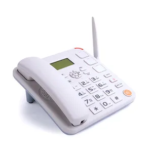 โทรศัพท์พื้นฐาน Wi-Fi ไร้สาย2023พร้อมซิมการ์ดคู่และช่องเสียบหูฟัง2G 3G 4G GSM โทรศัพท์ไร้สาย
