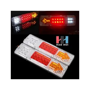 2x12v 19 LED אחורי זנב להפסיק חיווי אורות מנורת משאית קרוואן משאית קרוואנים