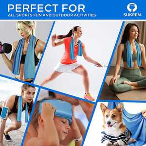 Toallas Deportivas Personalizadas Tejidas, 30x100cm, para Ejercicio, Fitness, Camping, Enfriamiento Rápido, Venta al Por Mayor, Alta Absorción de Agua, Transpirables - Product Image 3