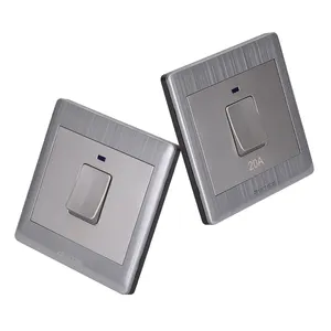 BOGE A8 Serie 20A Stainless Steel Original Color air conditioner wall switch